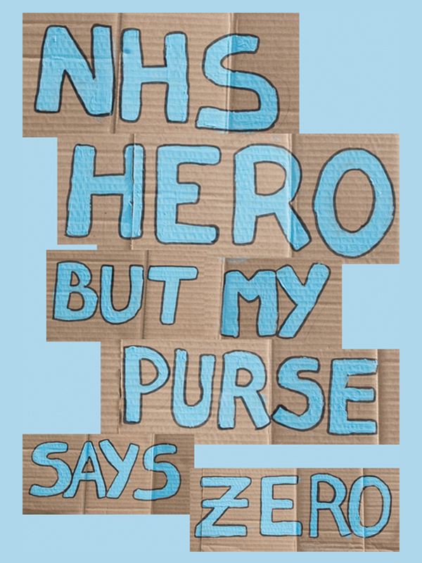 NHS hero but my purse says zero