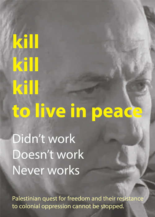 Kill, kill, kill to live in peace. Didn’t work. Doesn’t work. Never works.